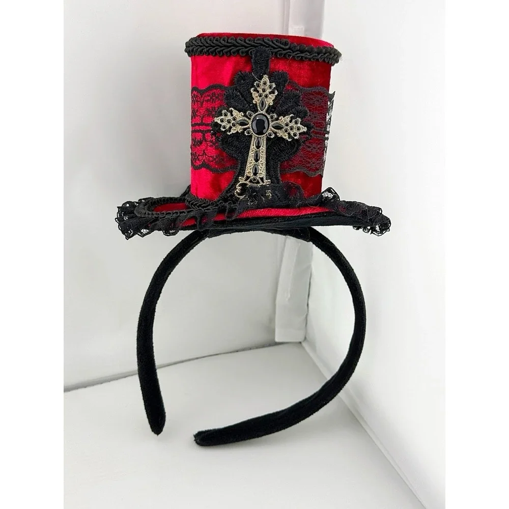 Spirit Halloween Gothic Mini Top Hat Headband From 2014.